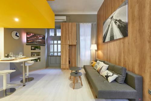 Posezení v ubytování Stylish Central Design Studio