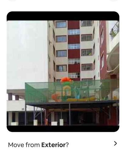 a view of a building with a building at Kiambu road Green Zone Macedonia in Kiambu