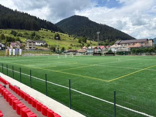 Bergsutsikt från vandrarhemmet