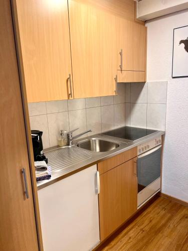 Η κουζίνα ή μικρή κουζίνα στο Appartements Elan