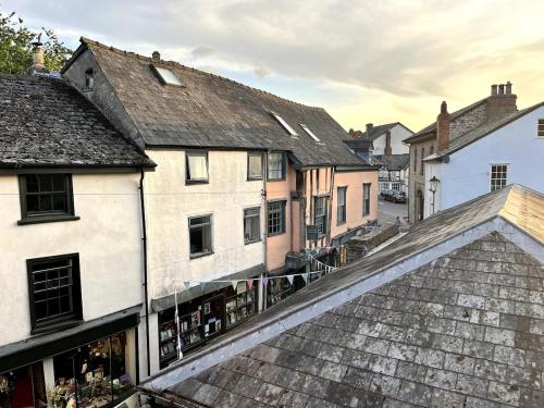 a view from the roofs of buildings in a town at Rooftops in Hay-on-Wye