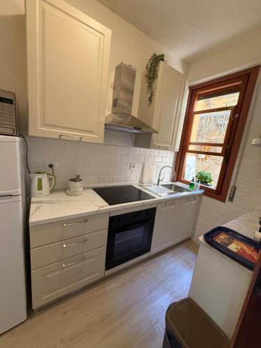 Dapur atau dapur kecil di La terrazza sul blu