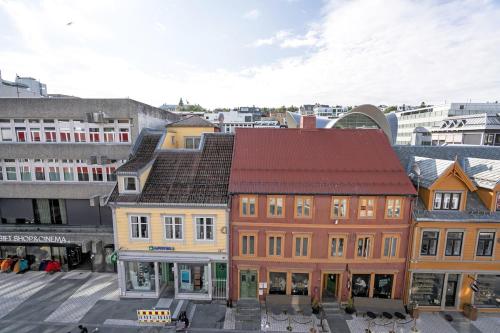 วิวเมืองทรอมโซทั่วไปหรือวิวเมืองที่เห็นจากอพาร์ตเมนต์