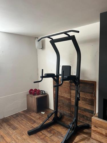 a treadmill in a room with a wall at Basement Tomorrowland 2025 in Mellet