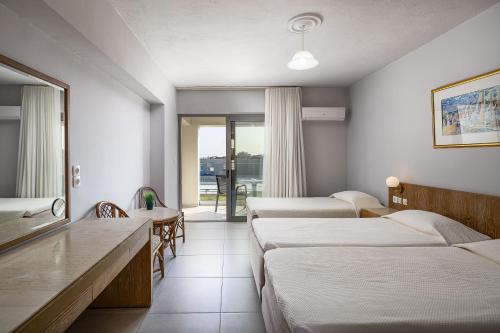 Rethymno Villageにあるベッド