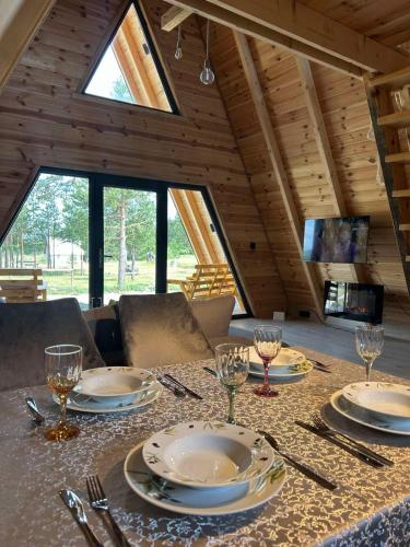 Posezení v ubytování Mountain home Tara