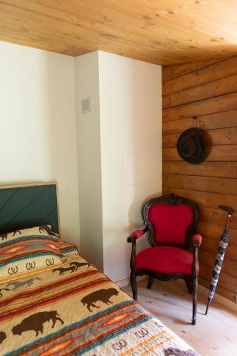 Una cama o camas en una habitación de FORTE GALGI