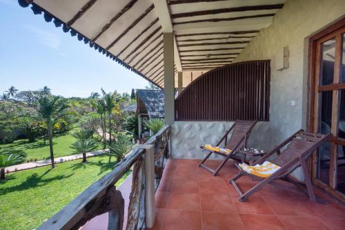 Balkón nebo terasa v ubytování Mandarin Resort Zanzibar