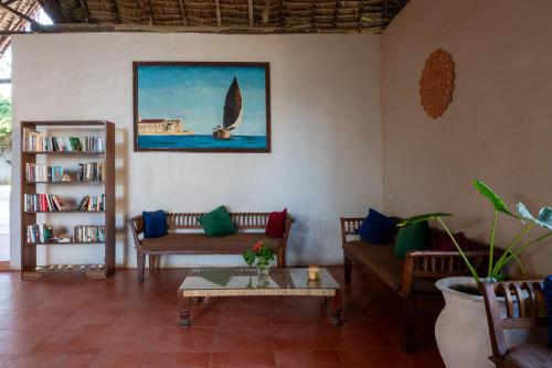 Posezení v ubytování Mandarin Resort Zanzibar