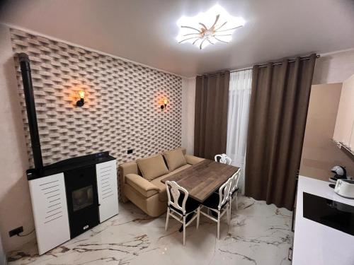 Η κουζίνα ή μικρή κουζίνα στο Appartamento vicino al mare Sanremo