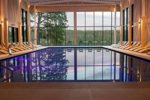 Kolam renang di atau dekat dengan Aries Lago Park Hotel & SPA, Mazury