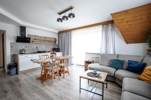 Η κουζίνα ή μικρή κουζίνα στο Apartament u Chyców