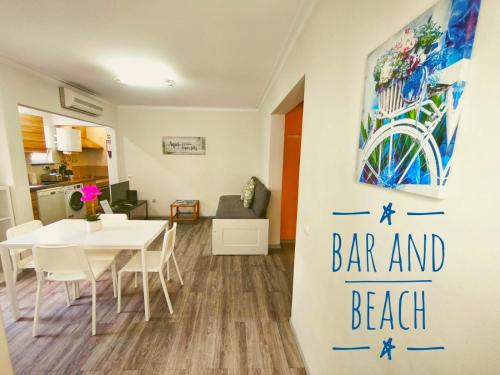 Bar and beach