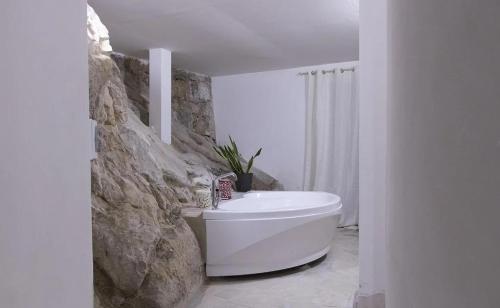 Ένα μπάνιο στο Hotel Relais Scaffe