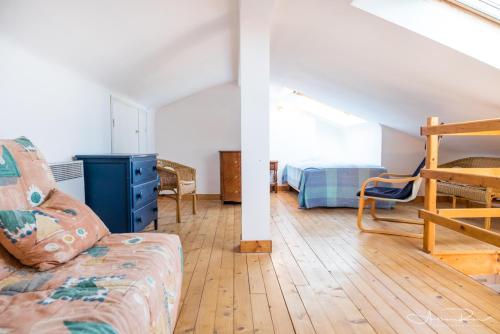 Χώρος καθιστικού στο Vacances Océan - Residence de L'Océan