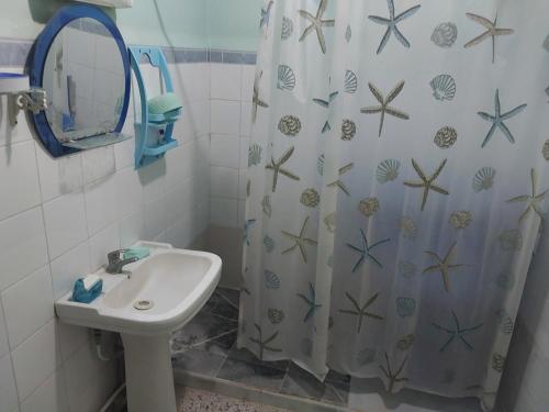 Koupelna v ubytování Baccaro