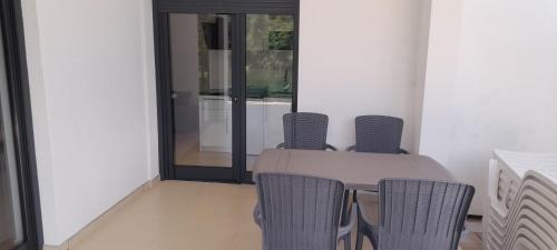 Χώρος καθιστικού στο Apartmani na Uni Šarac