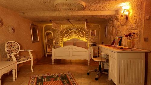 Iris Cave Cappadociaにあるベッド