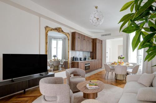 3-bedroom Luxurious and Elegant Family Flat - Vendôme - with AC