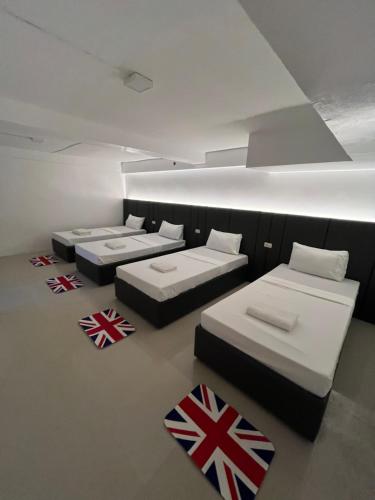 H Mansion Hotelにあるベッド