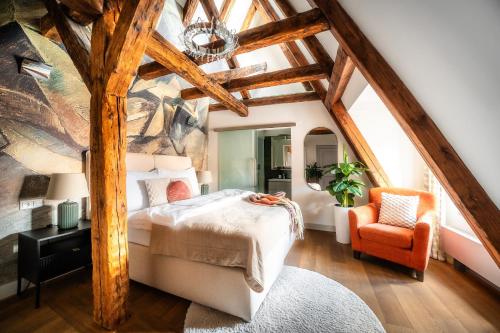 Katil atau katil-katil dalam bilik di Old Royal Post Boutique Hotel & Premium Suites