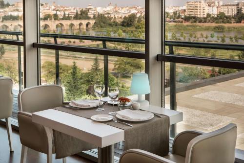 Balkón nebo terasa v ubytování NH Gran Hotel Casino de Extremadura