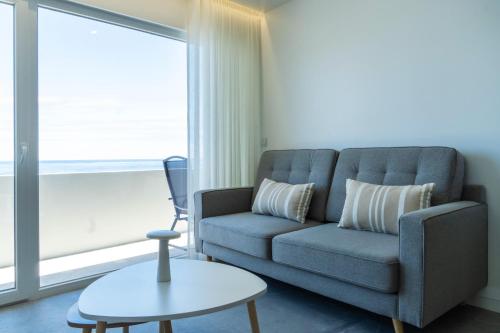 Χώρος καθιστικού στο Mosteiros Sunset and Islets Apartment