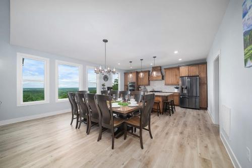 Una cocina o cocineta en Mountain View Escape