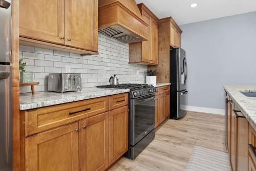 Una cocina o cocineta en Mountain View Escape