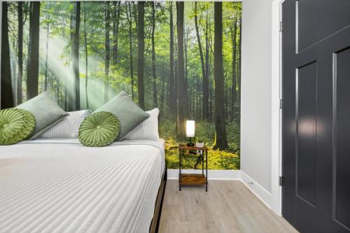 Una cama o camas en una habitación de Mountain View Escape