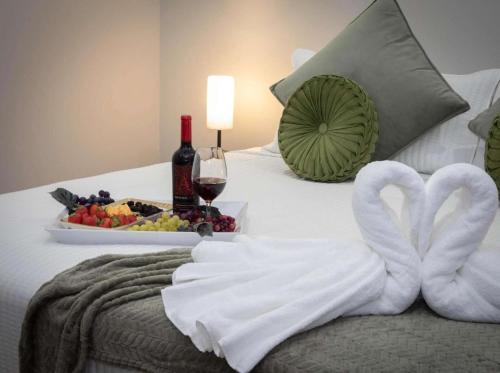 Una cama o camas en una habitación de Mountain View Escape
