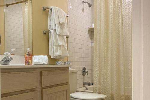 Ένα μπάνιο στο Amelia Island Plantation Condo with Side Ocean View, Balcony, WiFi & Shared Pool