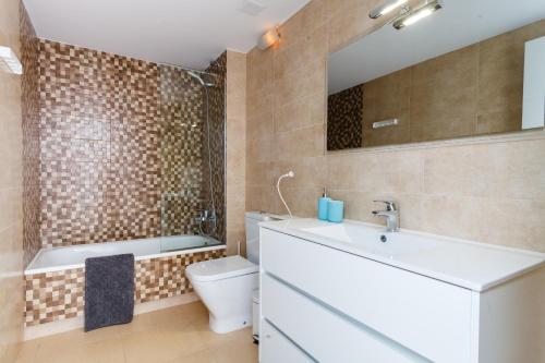 Kylpyhuone majoituspaikassa Casa Molinar