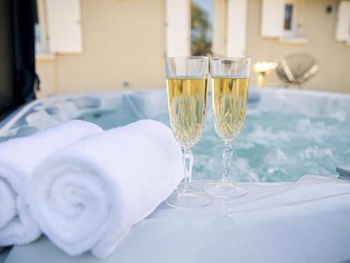 Gîte charmant avec spa, terrasse et grand jardin au cœur des vignobles historiques - FR-1-489-513