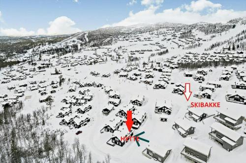 Mountain Gem With Ski In-Out In Rauland durante el invierno