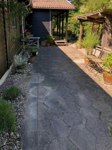 Κήπος έξω από το Holiday Home At Vellerup Vig With Cozy Garden