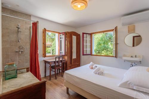 Ένα ή περισσότερα κρεβάτια σε δωμάτιο στο Appartement Gracieuse - Welkeys
