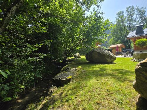 Zahrada ubytování Chalet Pierre d Anatase