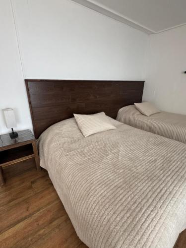 Katil atau katil-katil dalam bilik di Hotel Camino del Alto Reñaca