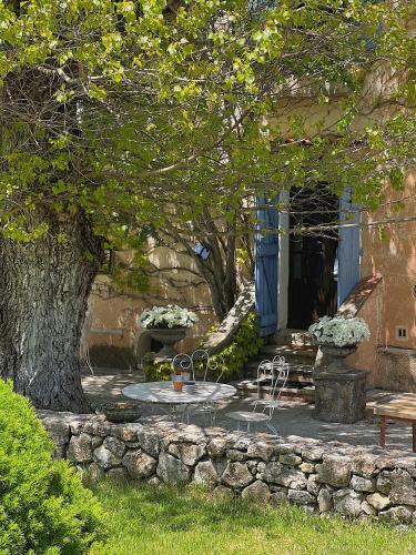 Κήπος έξω από το La Bastide des Pins