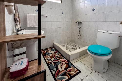 Et badeværelse på Mont loué - Maison 6 personnes