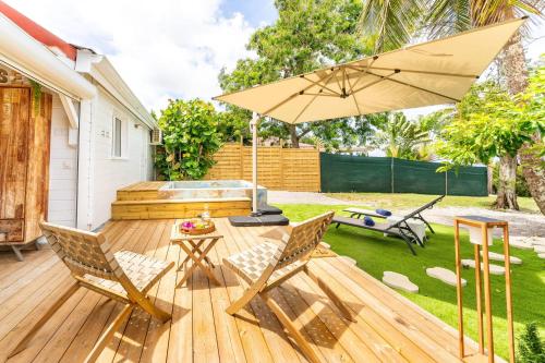 Zahrada ubytování Bungalow Moca Cabana