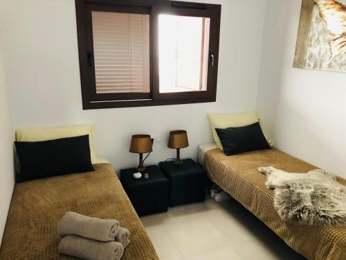 Χώρος καθιστικού στο Hermoso apartamento con piscina comunitaria en San Juan de los Terreros - ES-376-26