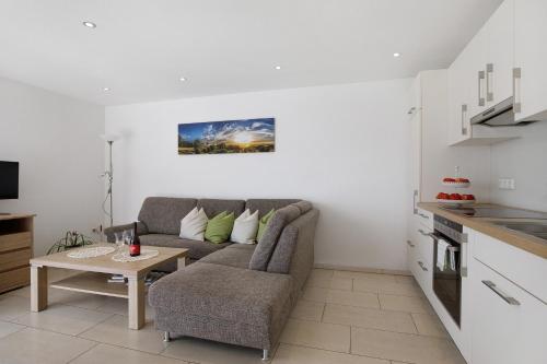 Kuchyň nebo kuchyňský kout v ubytování Ferienwohnung Kiesel