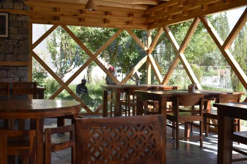 Restaurace v ubytování Nubra Ecolodge