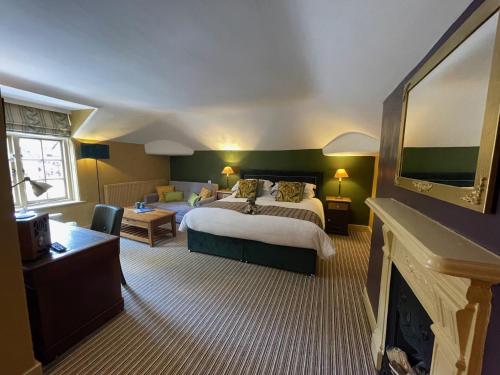 Letto o letti in una camera di The King's Head