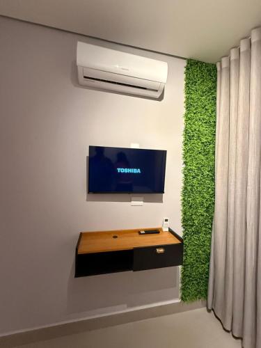 TV a/nebo společenská místnost v ubytování Casa com 2 quartos em Americana