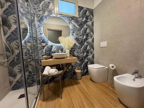 Koupelna v ubytování Palme Suites