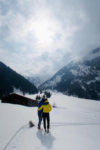 L'établissement Haigis Lodge en hiver