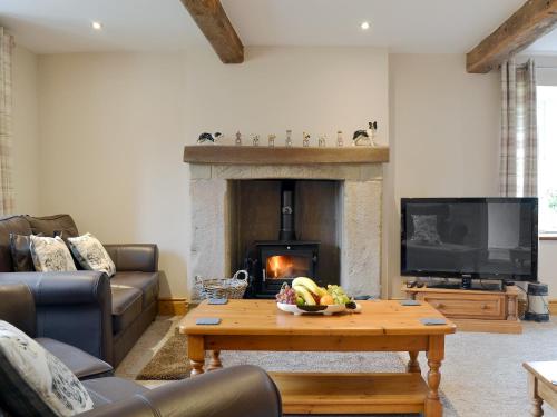 Et opholdsområde på Little Grans Cottage